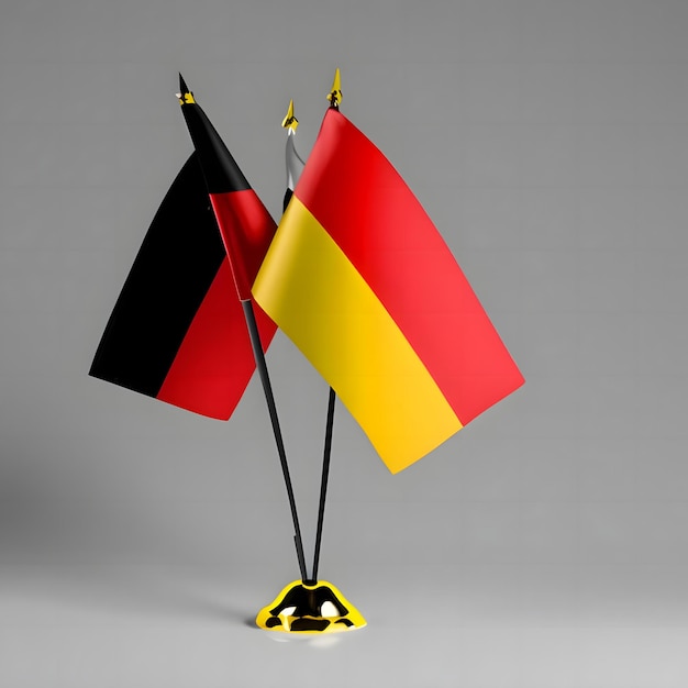 Small national flags Germany white