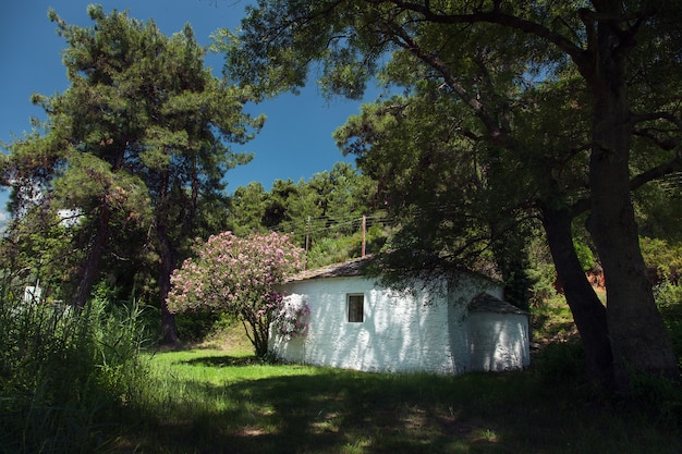 Small Orthodox church in Thassos, Grece