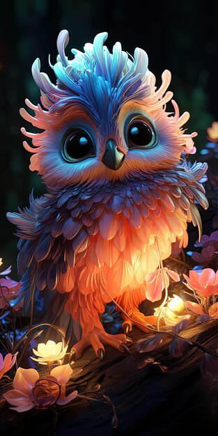 a small owl with big eyes