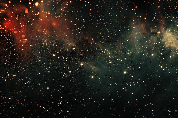 Photo small part of an infinite star field of space in the universe