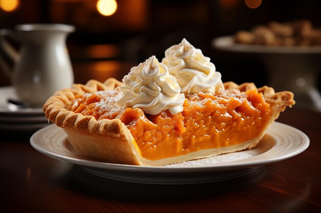 A small pies with sweet pumpkin Food Ai image concept