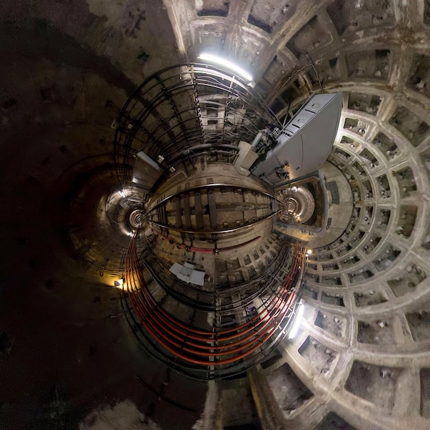 small planet subway tunnel High quality photo