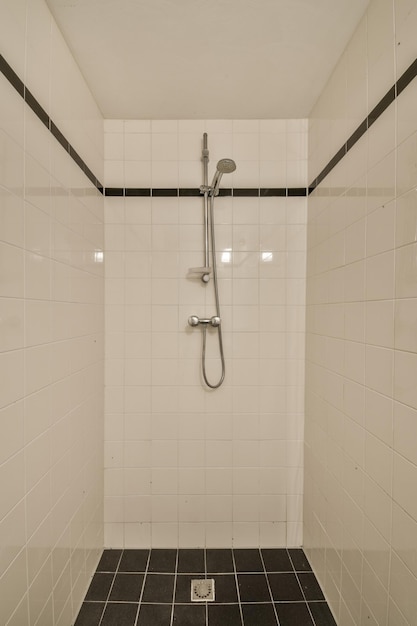 Small restroom in modern apartment