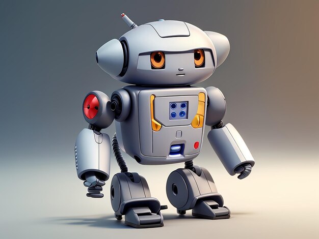 Small robot assistant full length