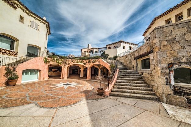 Small square in Porto Cervo Sardinia