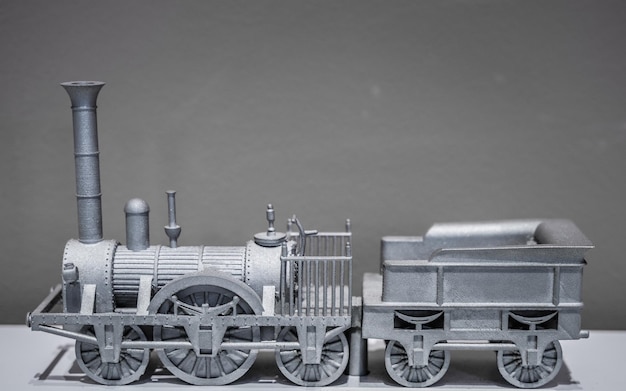 A small steam locomotive model