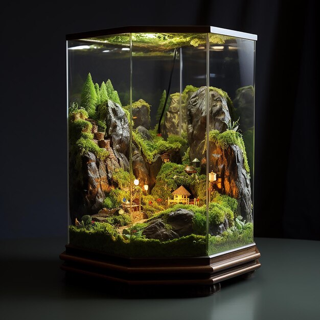 Photo small terrarium