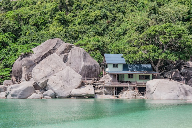 Small villa on the beach