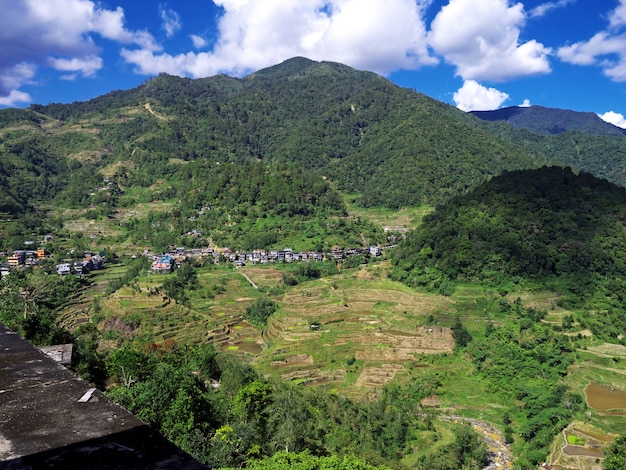 The small village in Banaue of Philippines