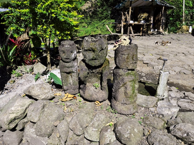 The small village in Bangaan of Philippines