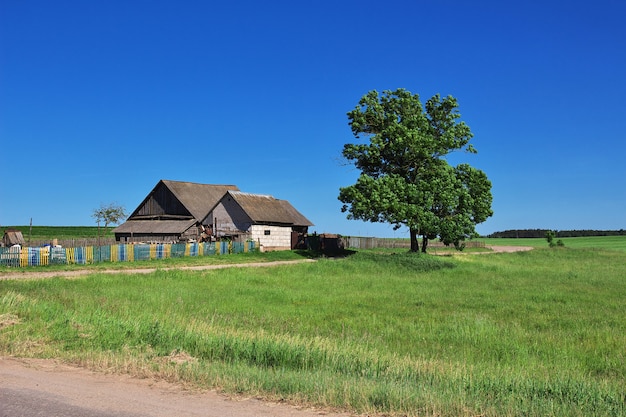 The small village in Belarus