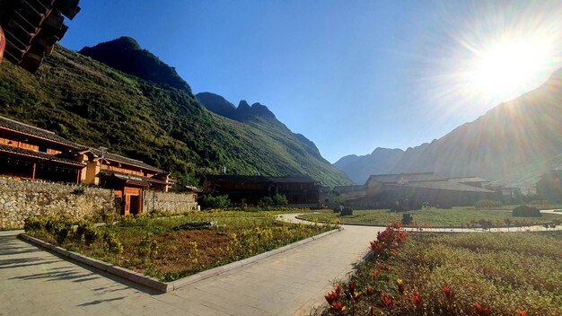 Small village in Ha Giang, Vietnam