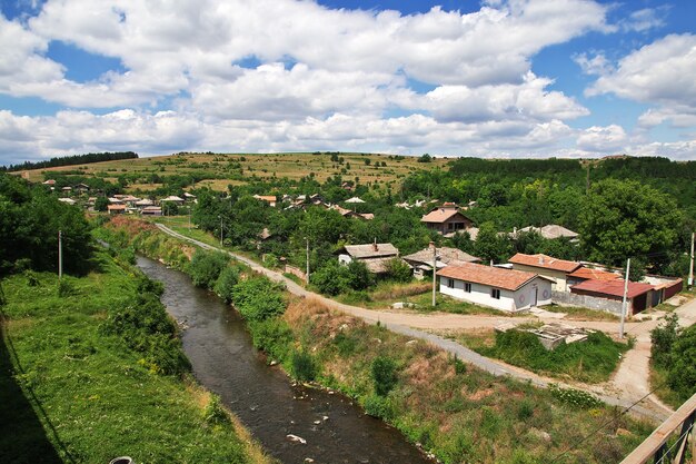 The small village in mountains of Bulgaria