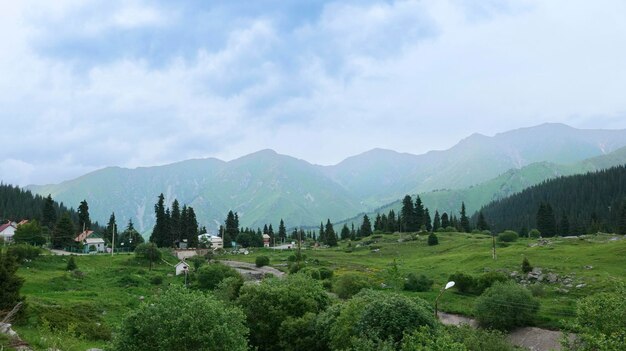 Small village in the mountains