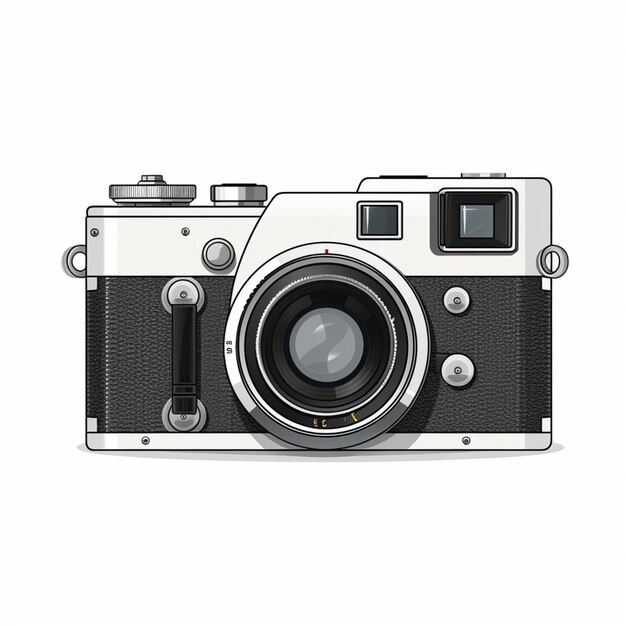 small vintage analog photo camera