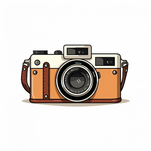 small vintage analog photo camera