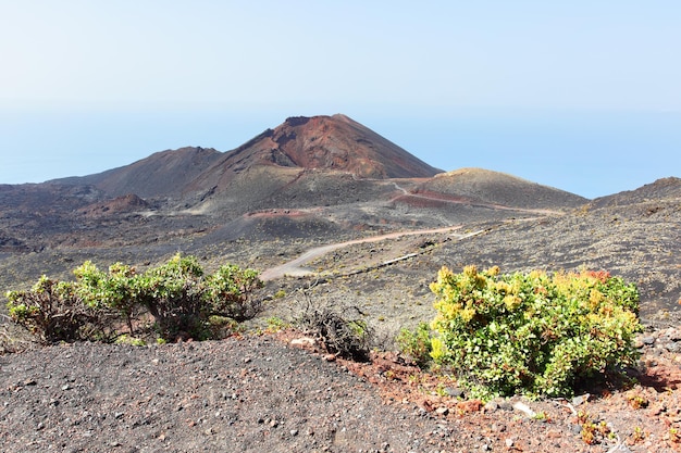 カナリア諸島、ラパルマ島の小さな火山