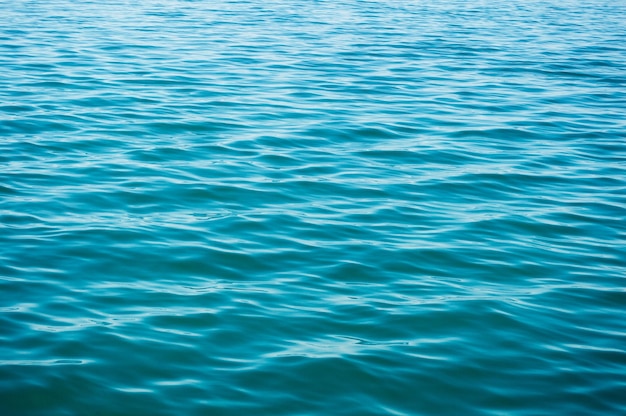 Small waves on the surface of the water