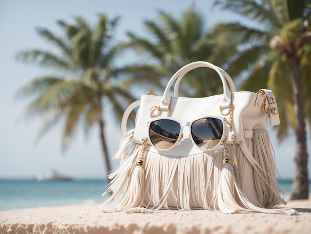 Horseshoe Bag with BW HairOn. Calico D. brown leather, with fringe and  brass closures. Size 9.5