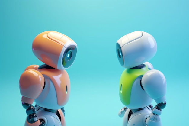 Smalll robotic speaking Generate Ai