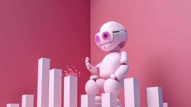 Smart 3D Virtual Assistant AI Chatbot, работающий на развитие бизнеса и креативный маркетинг
