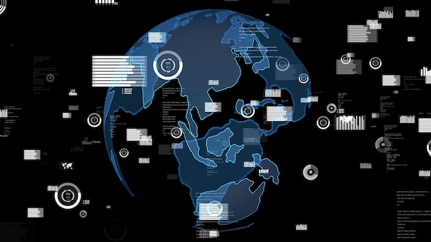 Estratto del visualizzatore della tecnologia di analisi dei dati aziendali intelligenti