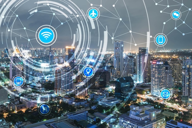 smart city and wireless communication network