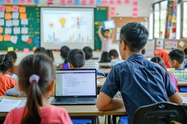 A smart classroom with IoT devices enhancing Circuit Diagram