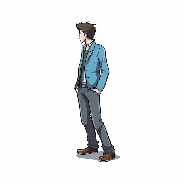 Smart Clothes 2d Sprite In Comic Style