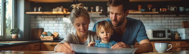 Фото smart family savings highres image of family reviewing subscription services for cutting expenses (умные семейные сбережения с высоким разрешением)