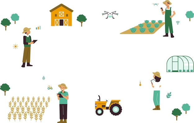 smart farming community png precision agriculture transparent background