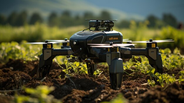 Photo smart farming a revolutionary transformation in traditional agriculture