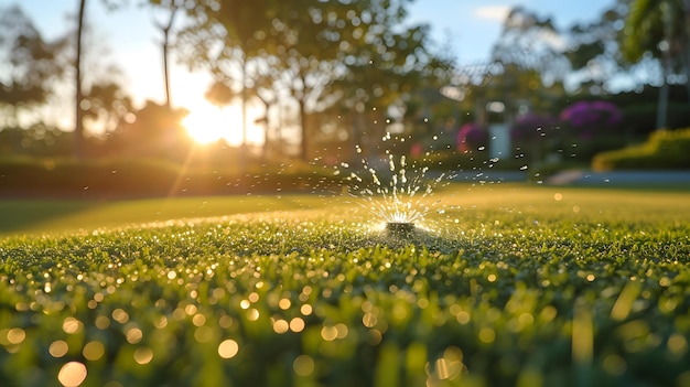 Smart Gardening Precision Irrigation System at Work Generative AI