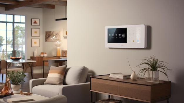 Smart Home Control Panel Where Contemporary Charm Meets Technology