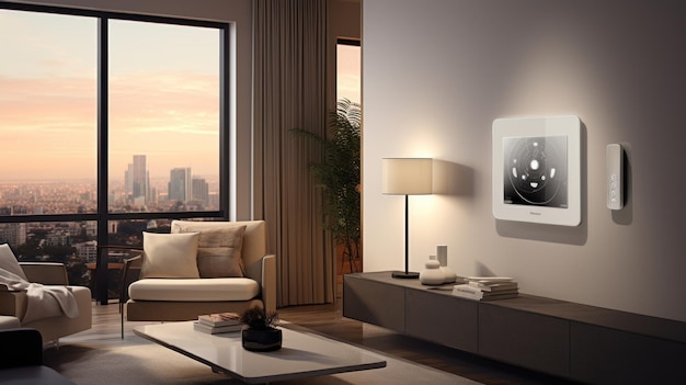 Smart Home Control Panel Where Contemporary Charm Meets Technology