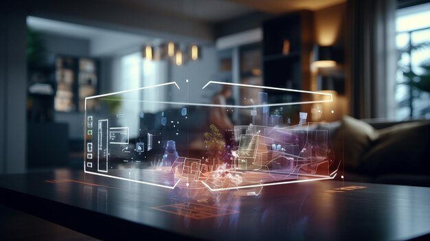 Smart home design concept Generative AI Circuit Diagram