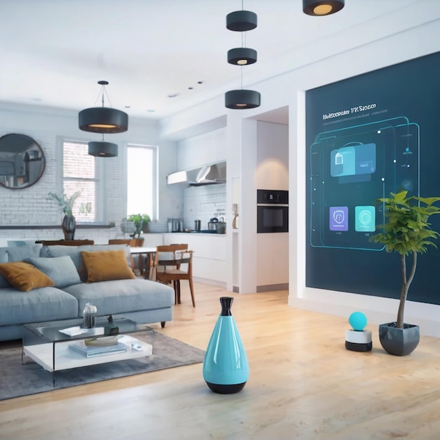 Smart home interface interior design