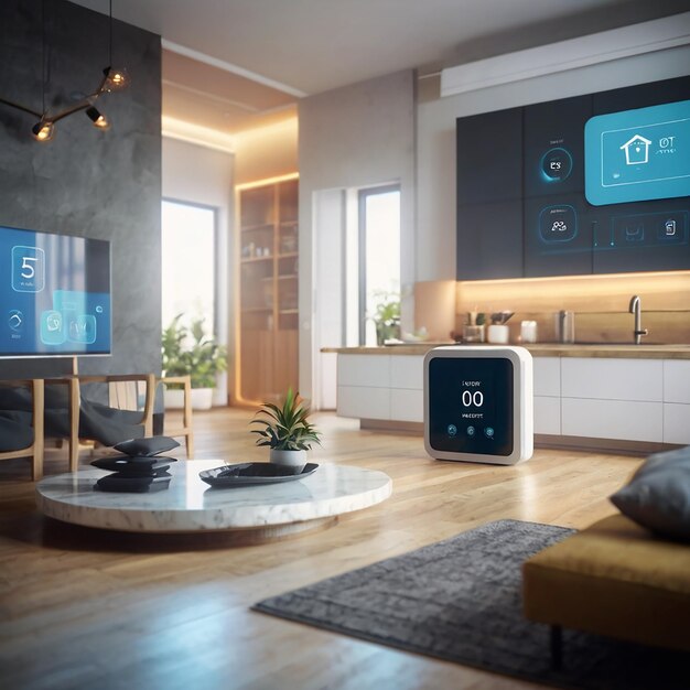 Smart home interface interior design