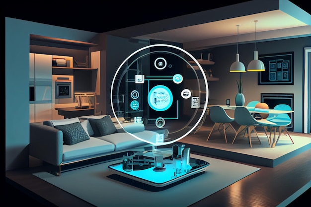 Smart Home Interface With Augmented Realty of IOT Object Interior Design