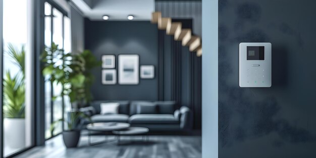 smart home security system with intercom for automation and user feedback concept smart home security intercom integration automation features user feedback prompts