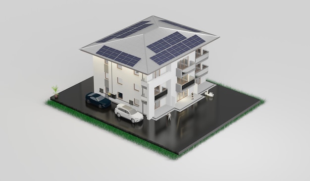 Smart home solar photovoltaic home energy saving ecosystem solar home system solar energy