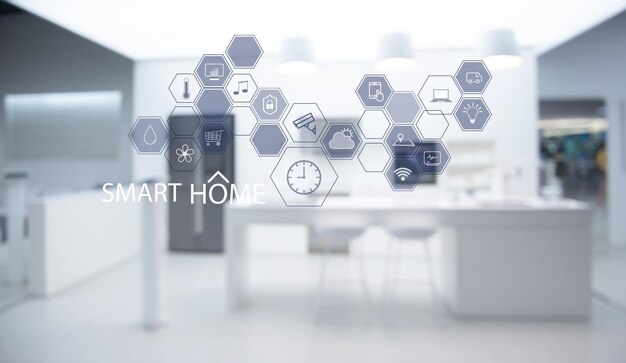 Smart home-technologie IoT Internet of Things-concept