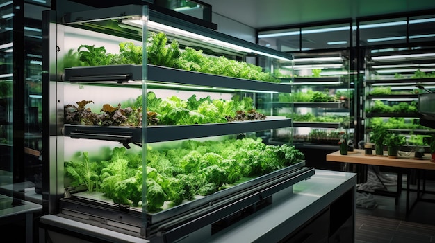 Smart Home urban agriculture system with vertical farming