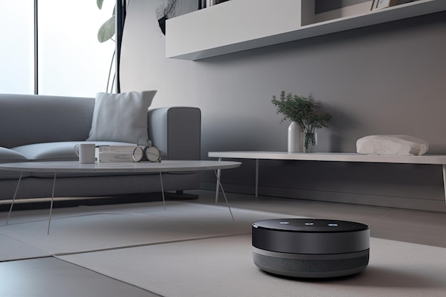 Smart home with robotic features including voice control and facial recognition