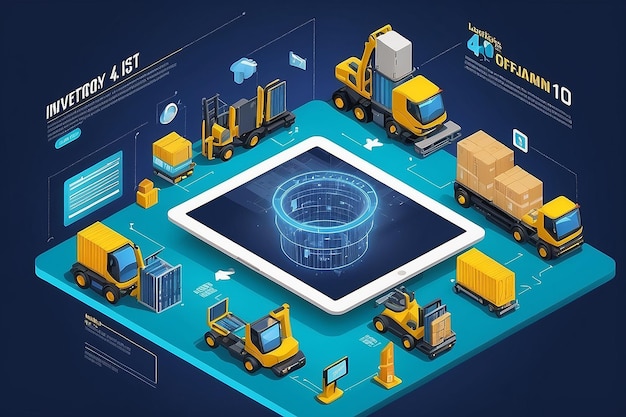 Smart Logistics Industry 40 Technologie voor de toeleveringsketen