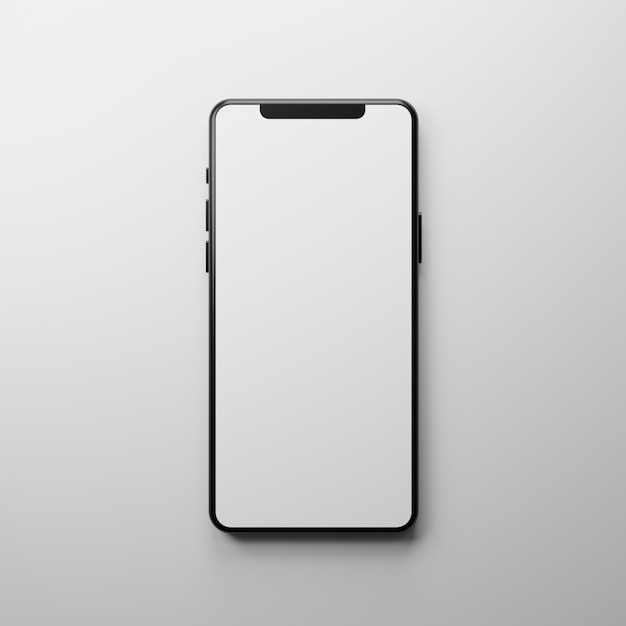 Photo smart phone mockup with spotlight for product promotion