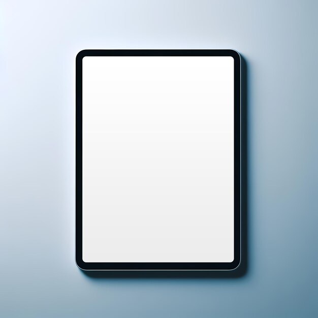 Smart phone and tablets blank white screen display mockup