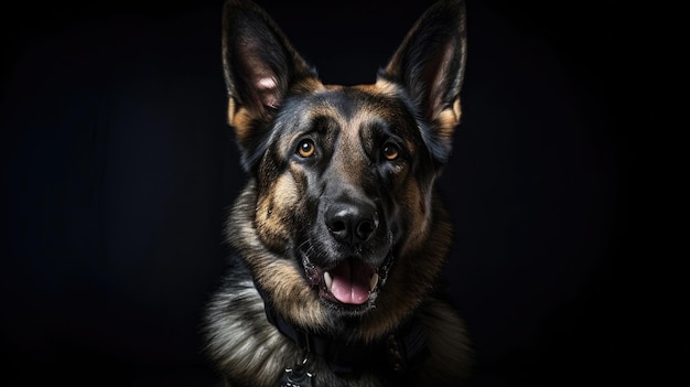 Умная полицейская собака Полицейская собака Ищейка Собака Генеративный искусственный интеллект