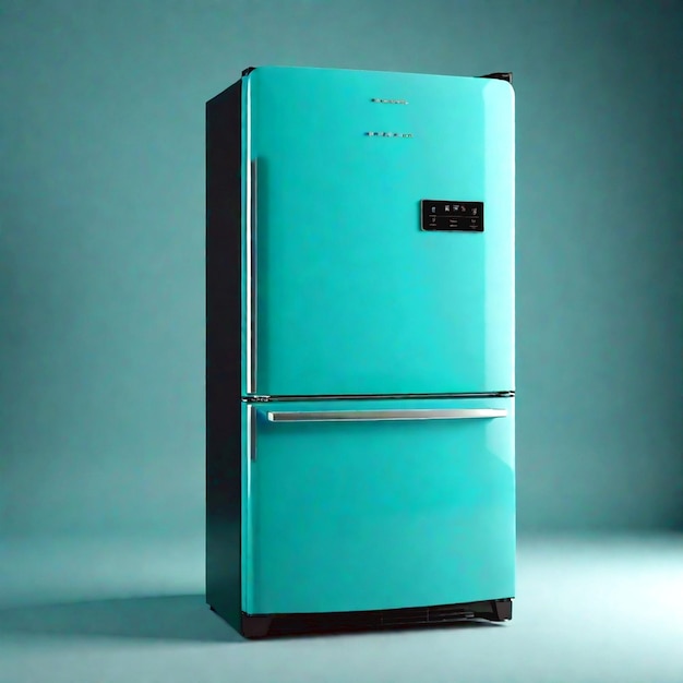 Foto frigorifero intelligente generato da ai