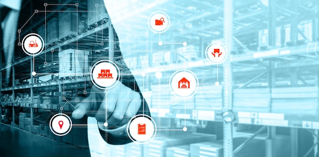 smart warehouse management system with innovative internet of things technology